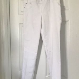 Ruby Road White stretch Jeans - New with Tags -Size 12